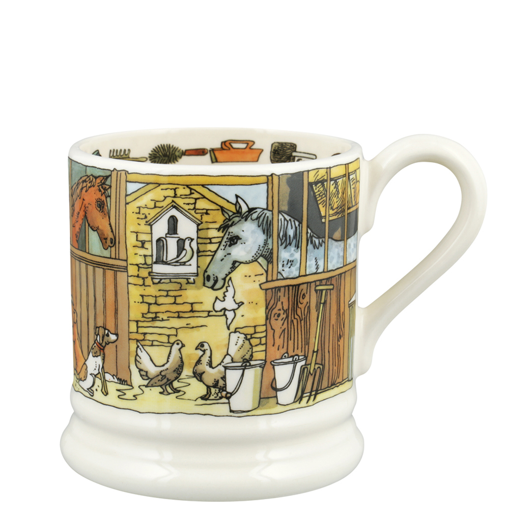 Emma Bridgewater Down at The Stables Half Pint Mug